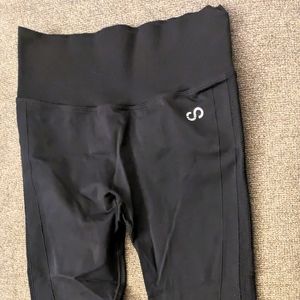 Curves and Combat Boots black scrunch butt leggings